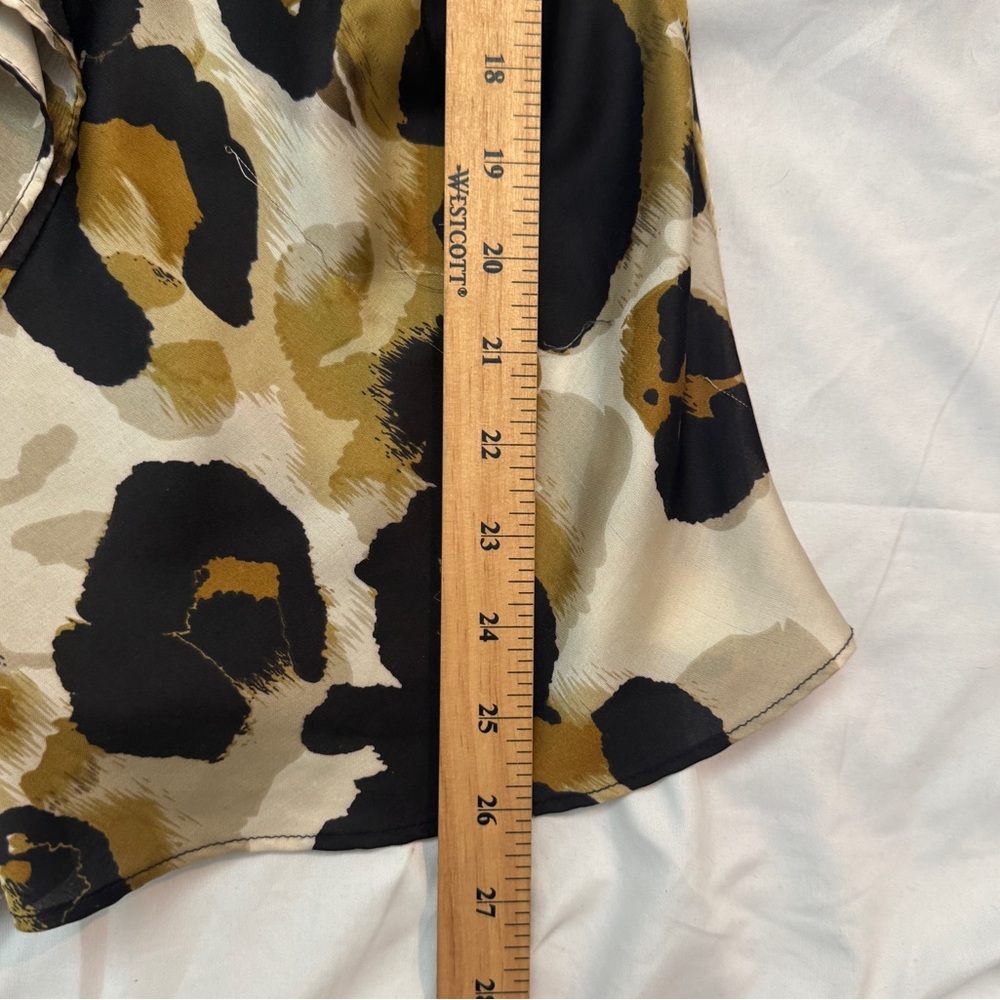 CAbi Leopard Print Ruffle Cami Tank Top - Picture 8 of 8